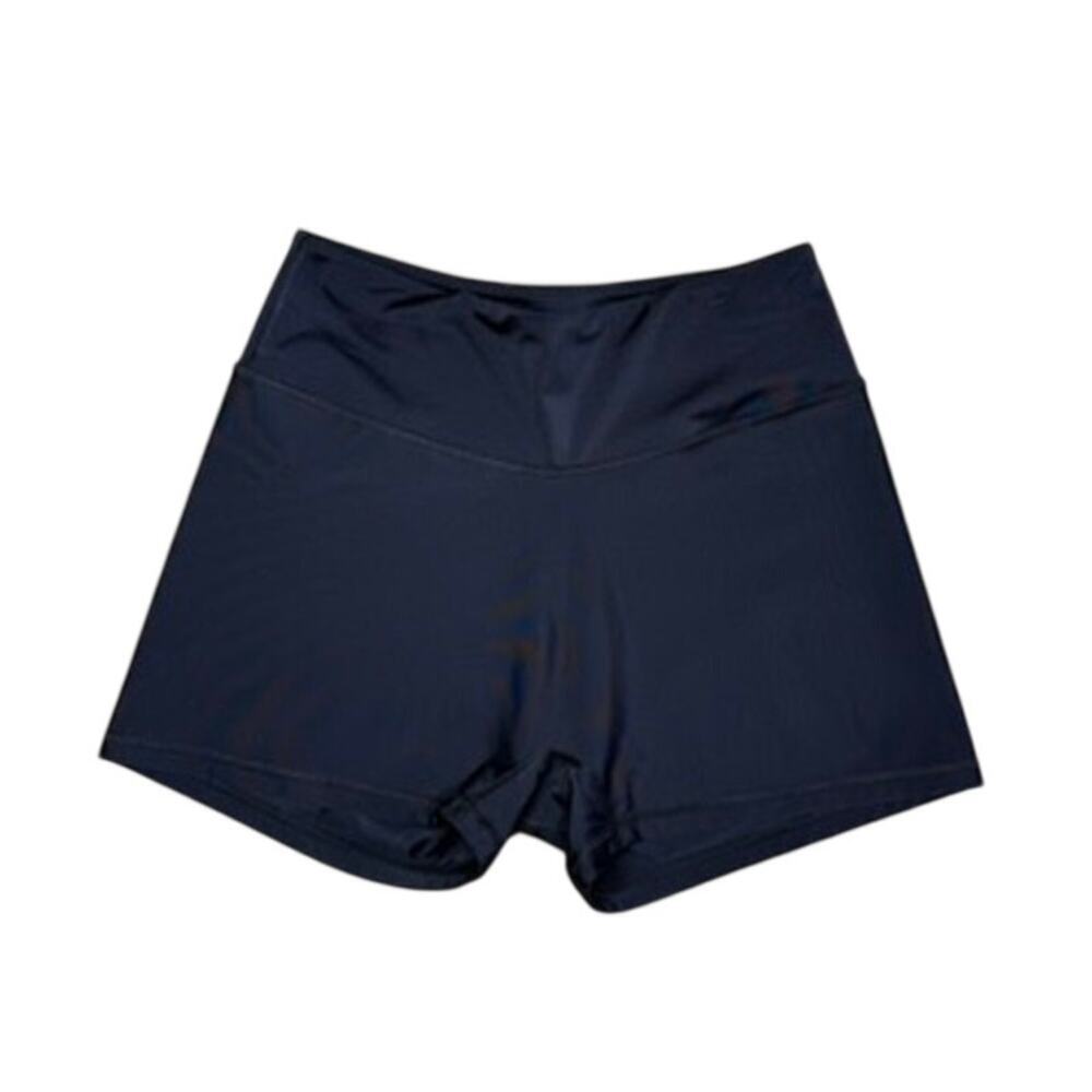 Andavi Black Linne 3" Swim Active Shorties High Rise Compression US 8 / Medium - Picture 3 of 5
